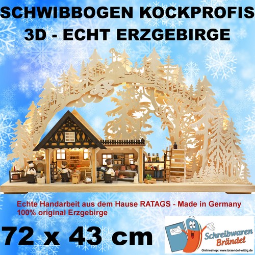 Schwibbogen kochprofis - 3d,