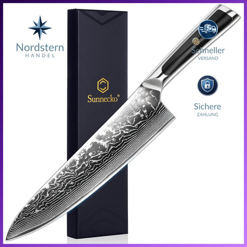 Damastmesser 20cm kochmesser - 20cm,